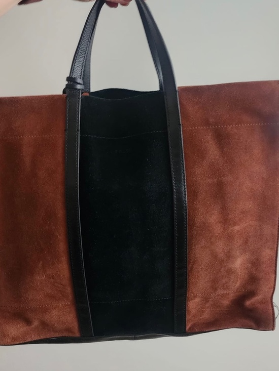 Fossil Handbags - Fossil Carmen Suede Shopper Tote